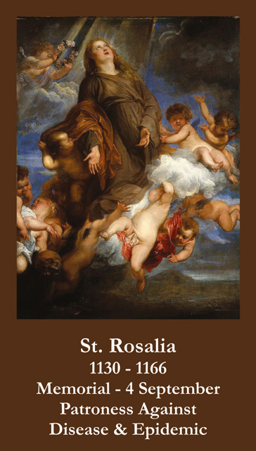 Prayer to St. Rosalia (Patroness Against Pandemics) During Coronavirus Crisis***ONEFREECARDFOREVERYC